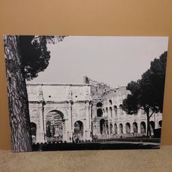 Canvas b&w print