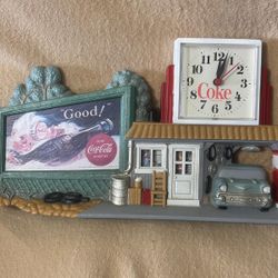 RELOJES ANTIGUOS DE LA COCA COLA DE PLASTICO C/U