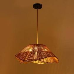 (Firm price)Bohemian Pendant Light Hemp Rope 3 Light Light Fixtures