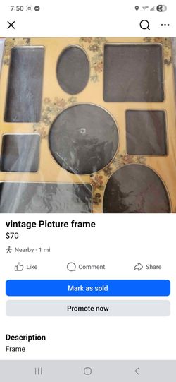 Vintage picture Frame