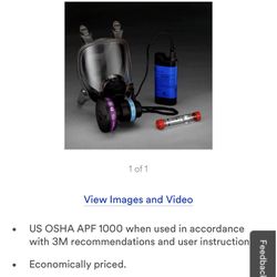 3M 6000 Series Face-Mounted PAPR Respirator