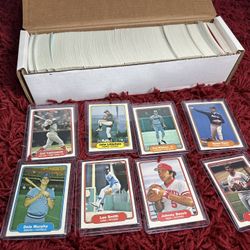 1982 Fleer Baseball Incomplete Set (650 of 660) Ripken Ryan Bench
