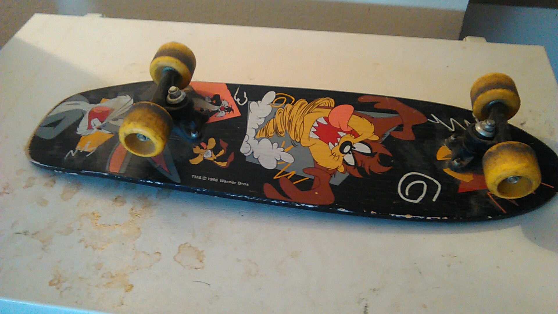 1998 Warner Bros skate board