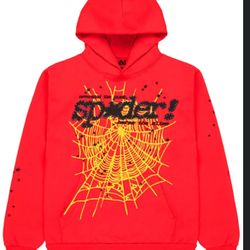 Sp5der P*NK V2 hoodie ‘Red’