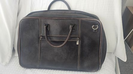 Small Vintage Leather  Briefcase