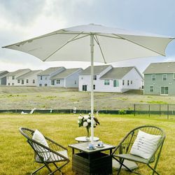 Umbrella + base (Furniture & Umbrella cover available separately)