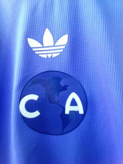 El Club America Authentic 110 Year Anniversary Soccer Blue Jersey