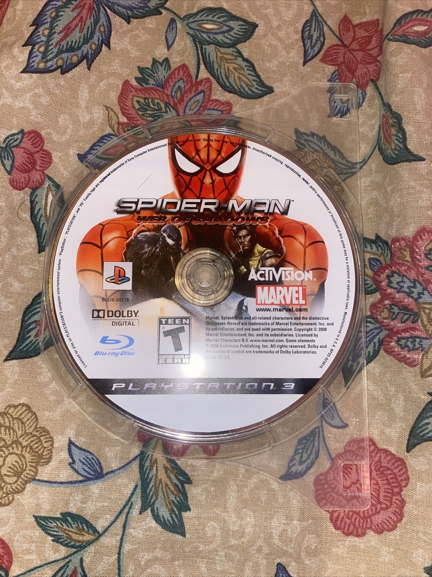 Spider-Man : Web Of Shadows For Sony PlayStation 2 / PS2 for Sale