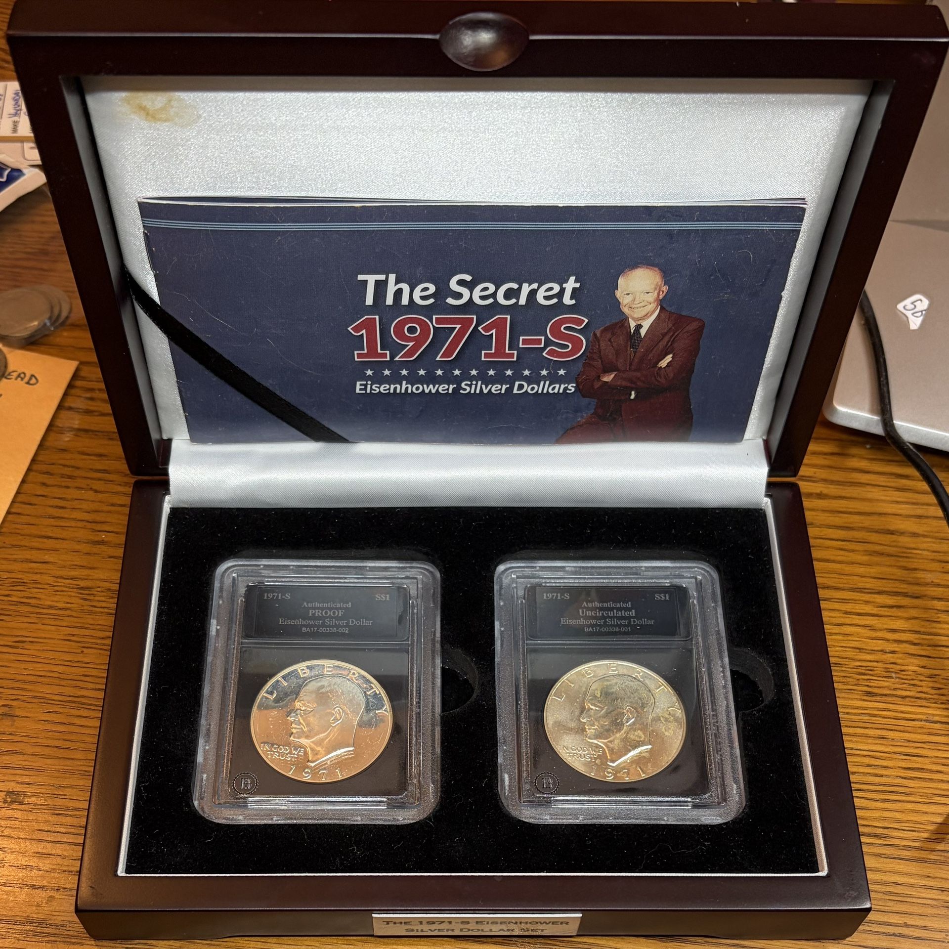 1971-S Eisenhower Silver Dollar Set