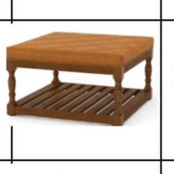 Large Square Ottoman Coffee Table, 