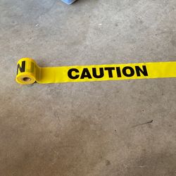 Caution Plastic