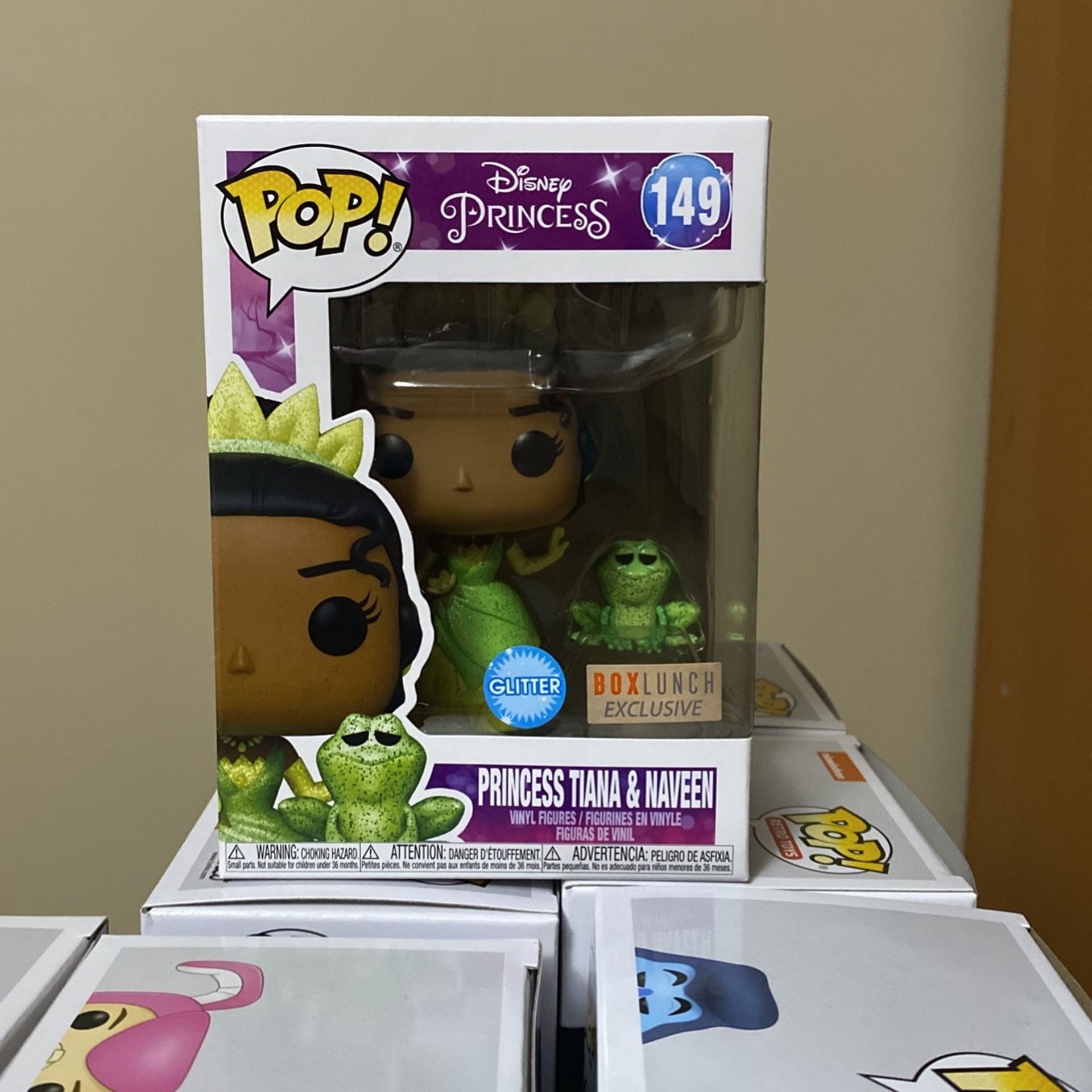 Princess Tiana & Naveen- Box lunch Exclusive (Glitter) Funko Pop