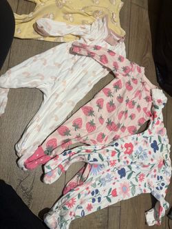 Babygirl sleepers 3-6 months