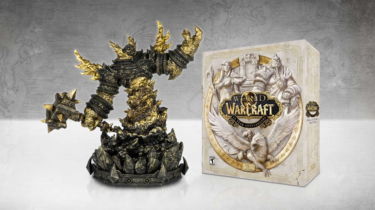 World of Warcraft 15th Anniversary Collectors edition PC special items