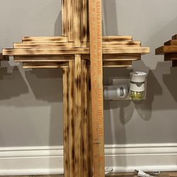 Handmade wooden crosses
