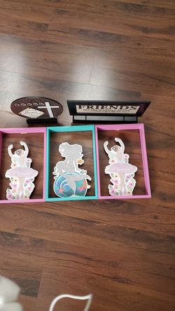 3 cuadro para cuarto de niña 2 diferentes