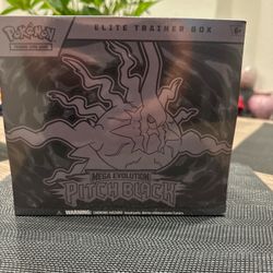 Brand New Sealed Pokemon Pitch Black POKEMON ETB Elite Trainer Box - Factory Sealed