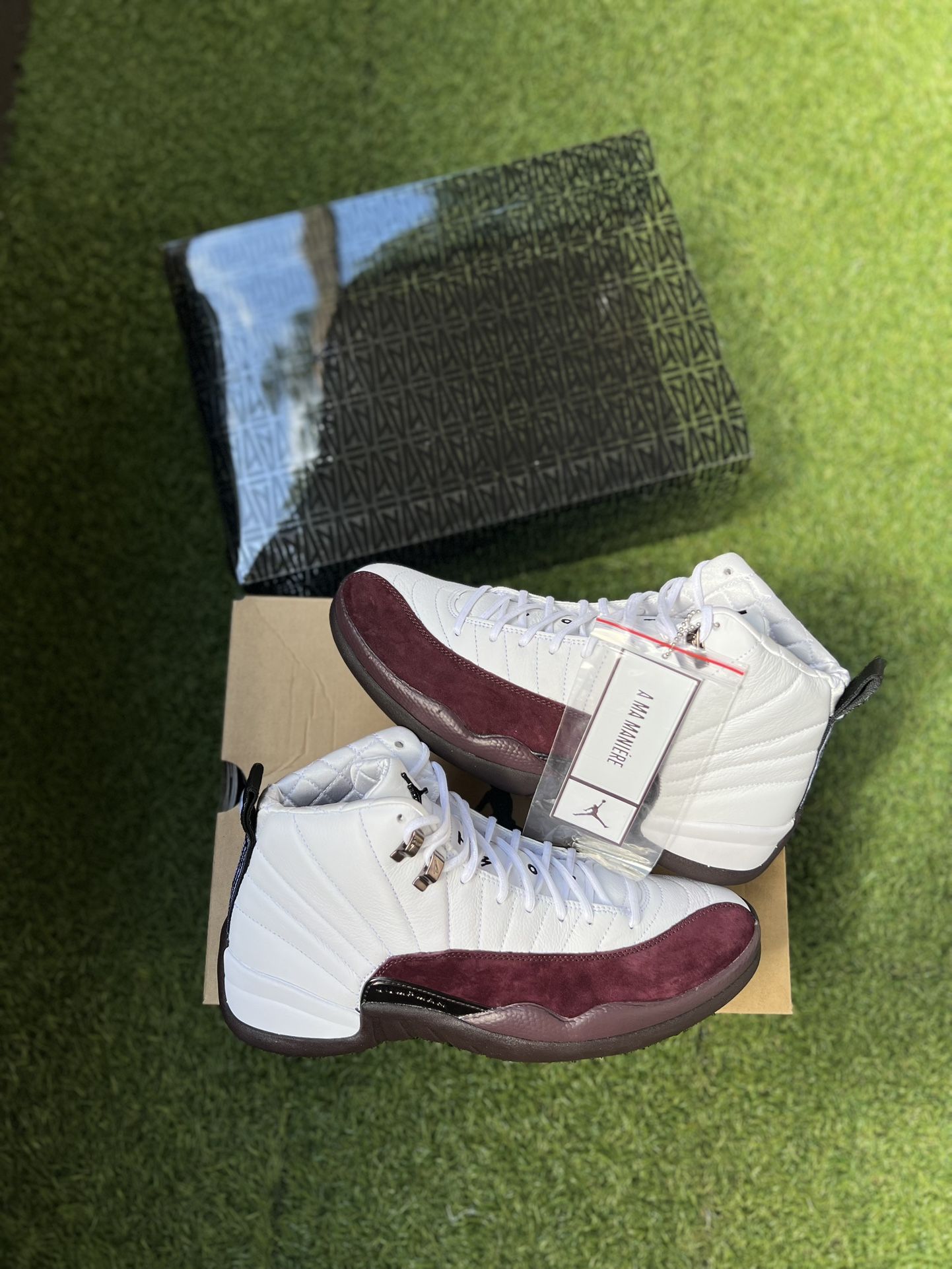 Jordan A Ma Maniere White 12s