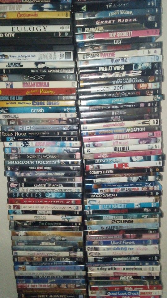 Stack Of 166 DvD's For Sale A Couple Blue-Ray