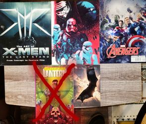 LOT OF 5 MARVEL, DC, MONDO COMICS VF+ - NM SOFTCOVER GRAPHIC NOVELS- PLEASE CHECK DESCRIPTIONS FOR DETAILS