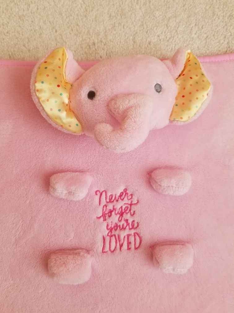 Baby girl blanket toy $2