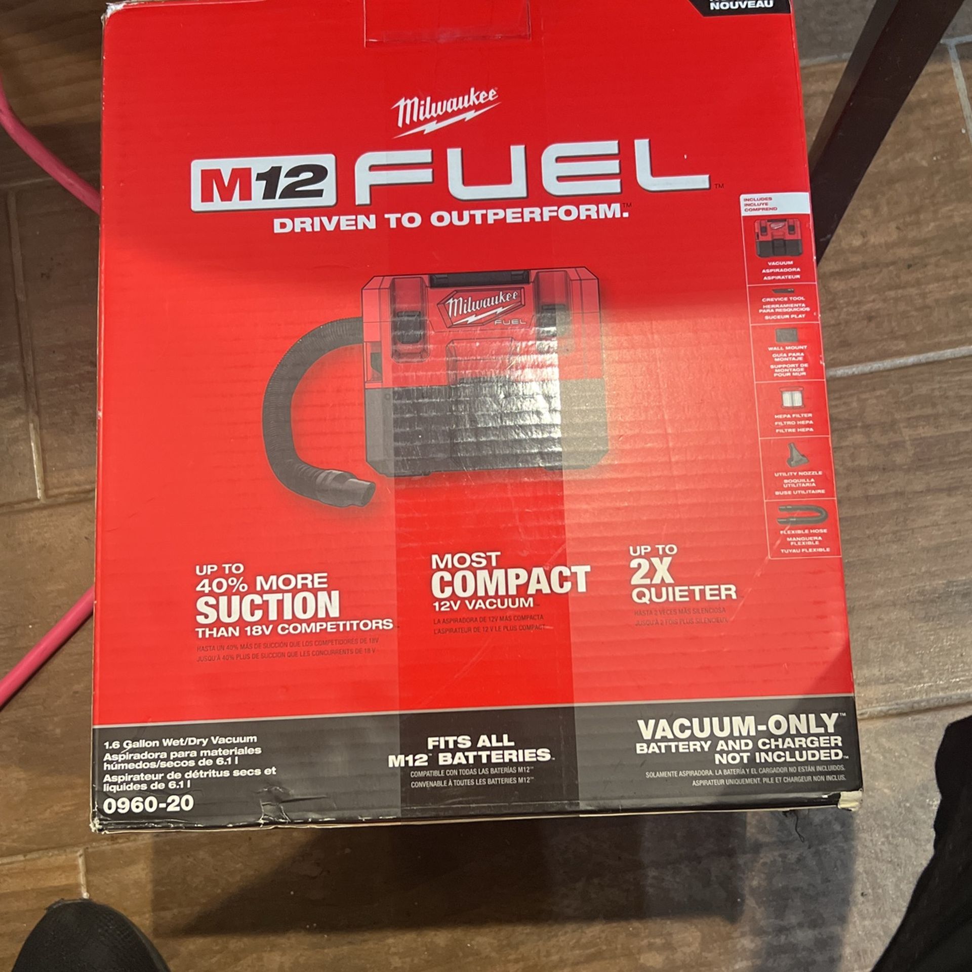 M12 Fuel Milwaukee Vacuum