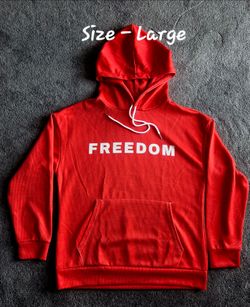 Freedom Hoodie Nice Orange New Condition