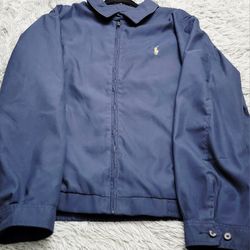 Size XL Ralph Lauren Jacket Blue Polyester shell Cotton Lined Rn 41381.