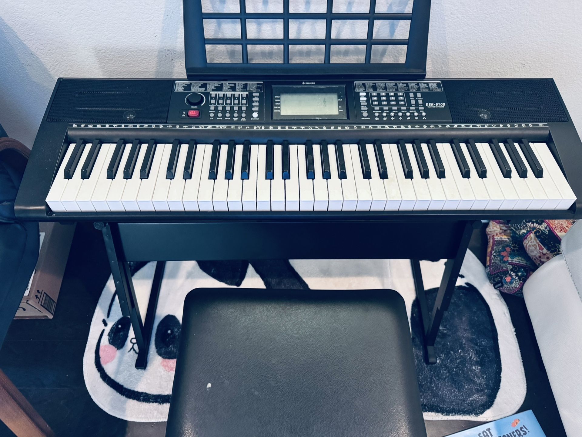 Digital Keyboard With Bench 