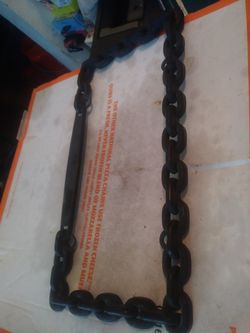 CHAIN LINK LICENSE PLATE