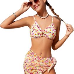 OYOANGLE Girl's 3 Piece Bikini Sets 14