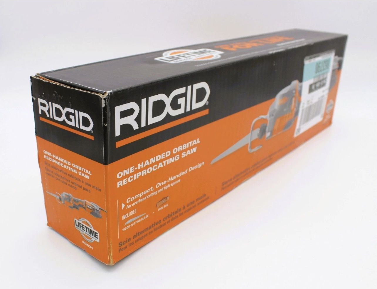 RIDGID R3031 One-Handed Orbital Reciprocating Saw – New