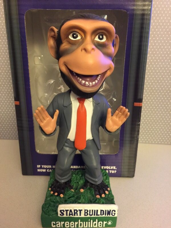 Career Builder Monkey Bobblehead