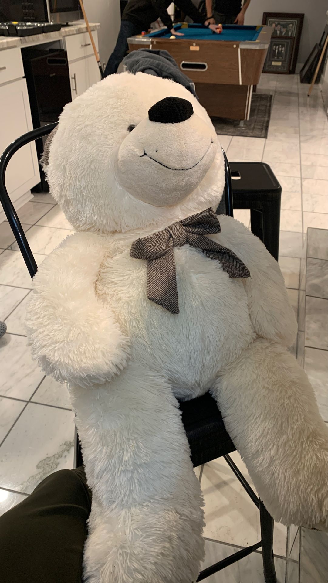 Big Teddy Bear Gift/ Large Stuffed Animal White Bear