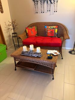 Matching Loveseat, Chair, and Table