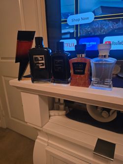 Carolina Herrera Bad Boy Elixir, Givenchy Gentlemen Society extreme and edp,Habibi palace grove and white Moroccan leather
