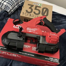 Milwaukee Fuel Band Saw Compact Tool Only New Nuevo 