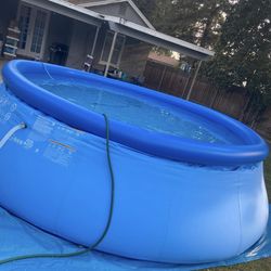 Intex 48” x 15 ft pool
