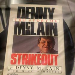 Signed  Denny McLain  Book 
