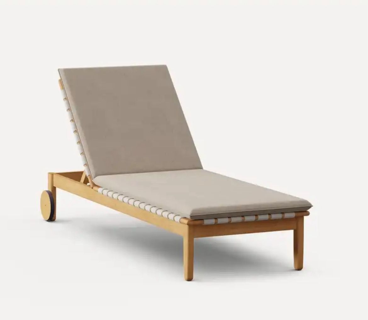 New Teak Outdoor Lounge Chair