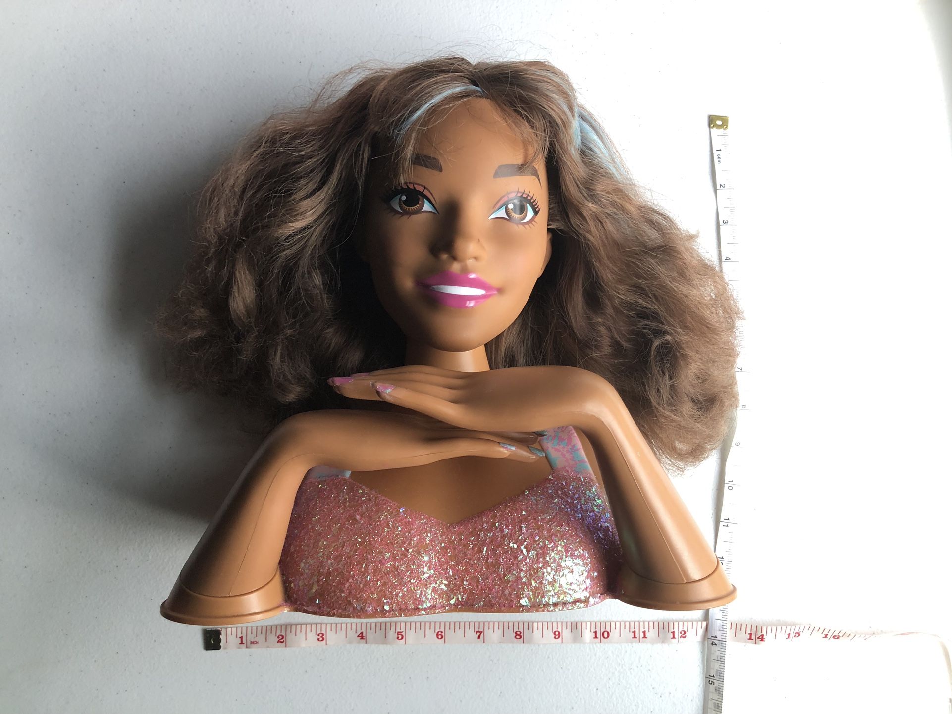 Kids Barbie Play Hair/Nails Practice Salon Mannequin