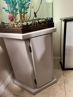 Octagon fish tank stand sales