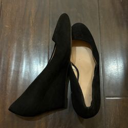 Black Heel Wedges 