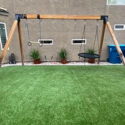 Wood Swing Set