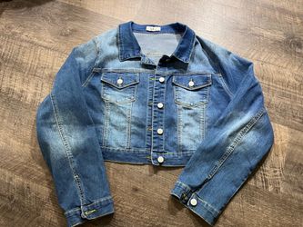 New 3x denim jean cropped jacket Agnes Orinda from Amazon