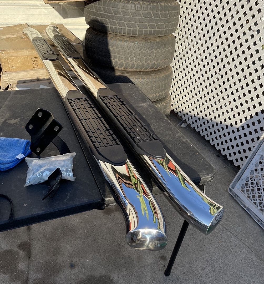 15-20 Ford F-150 F-250 F-350 Crew Cab 4 Inch Oval Boards