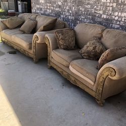 Great Condition Sofa And Love Seat All For  $20