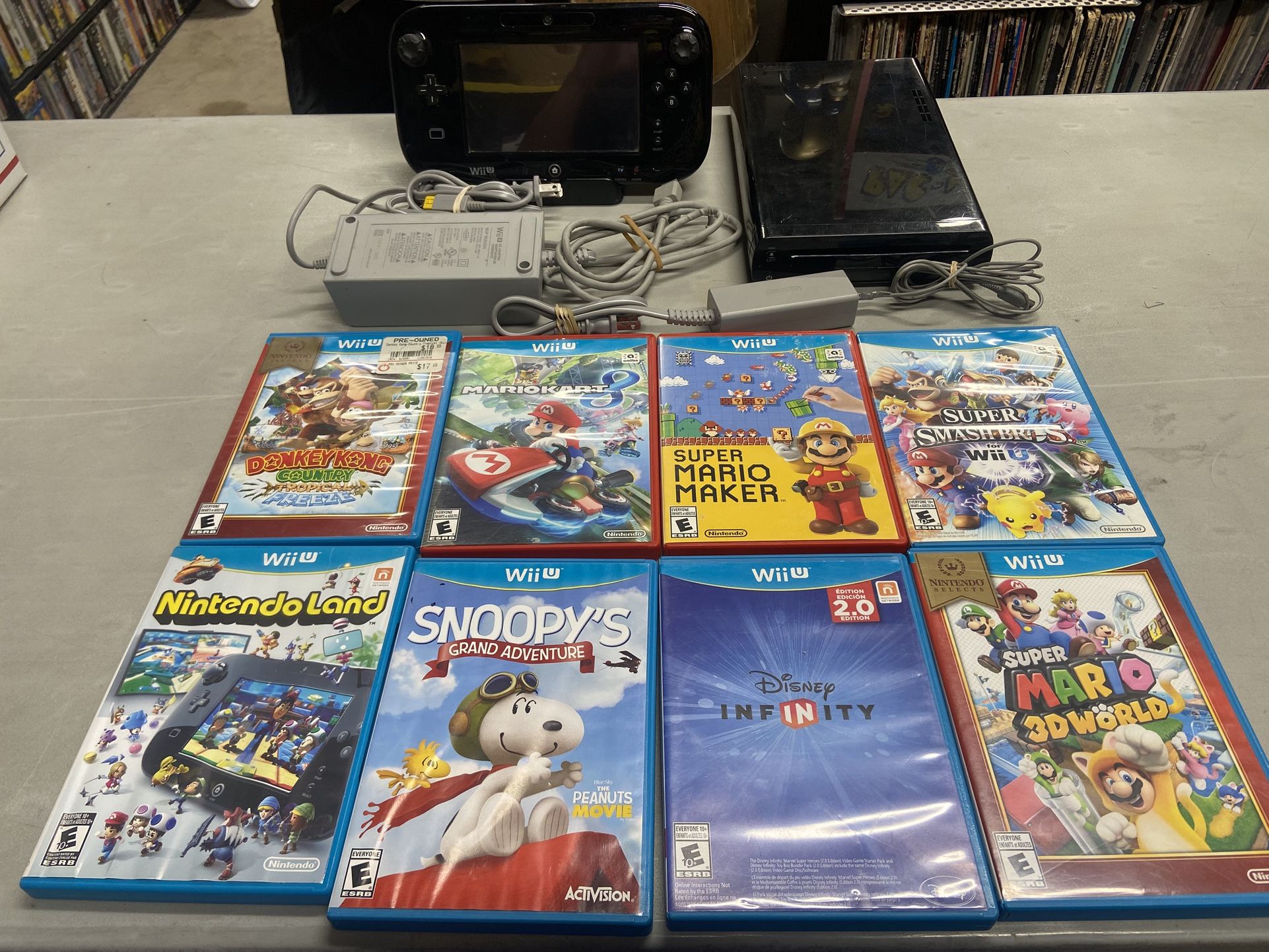 Black Nintendo Wii U Console For Sale $160 OBO. Tested.