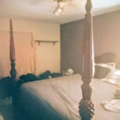 Cherry wood Bed Frame