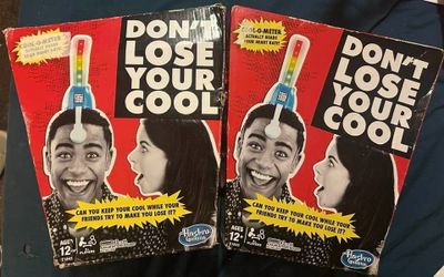 Set of 2 Hasbro's Don't Lose Your Cool Game Electronic Adult Party Games